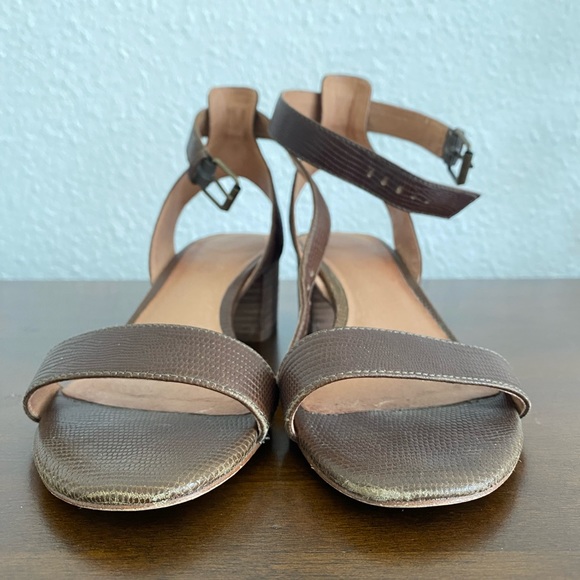 🎉Host Pick 🎉Madewell Ankle Strap Heel shoes, gently used - Picture 4 of 4